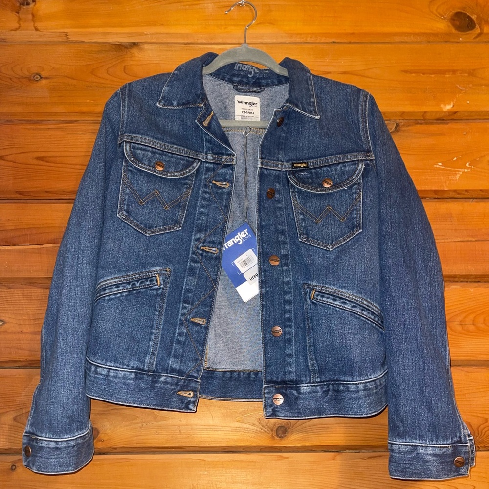 womens denim wrangler jacket